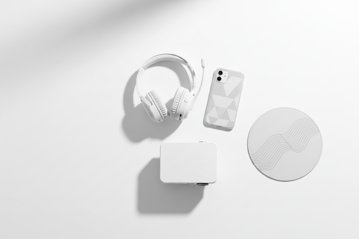 Clean minimal tech hero banner
